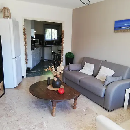 Apartmán Les Palmiers, T2 Confortable En Rez De Jardin, Bord De Mer, Terrasse *